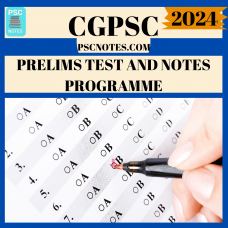 CGPCS Prelims test-series and Notes Program-2024 Updated Notes and Tests